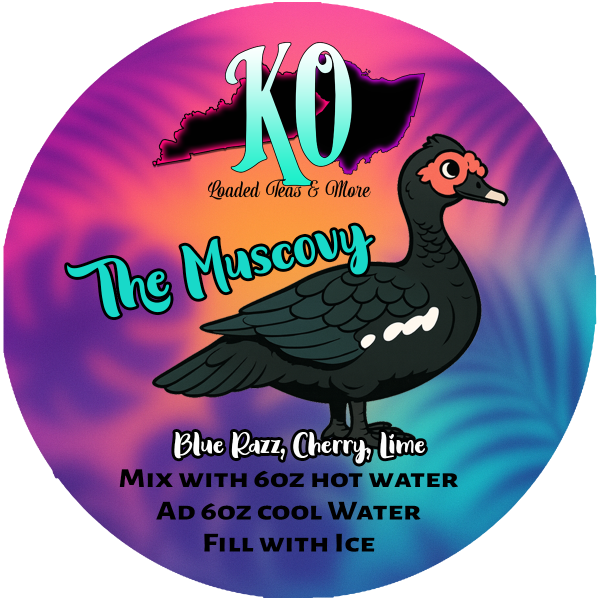 Loaded Tea *MAKE AT HOME* Packs - The Muscovy (Cherry, Lime, Blue Raspberry)