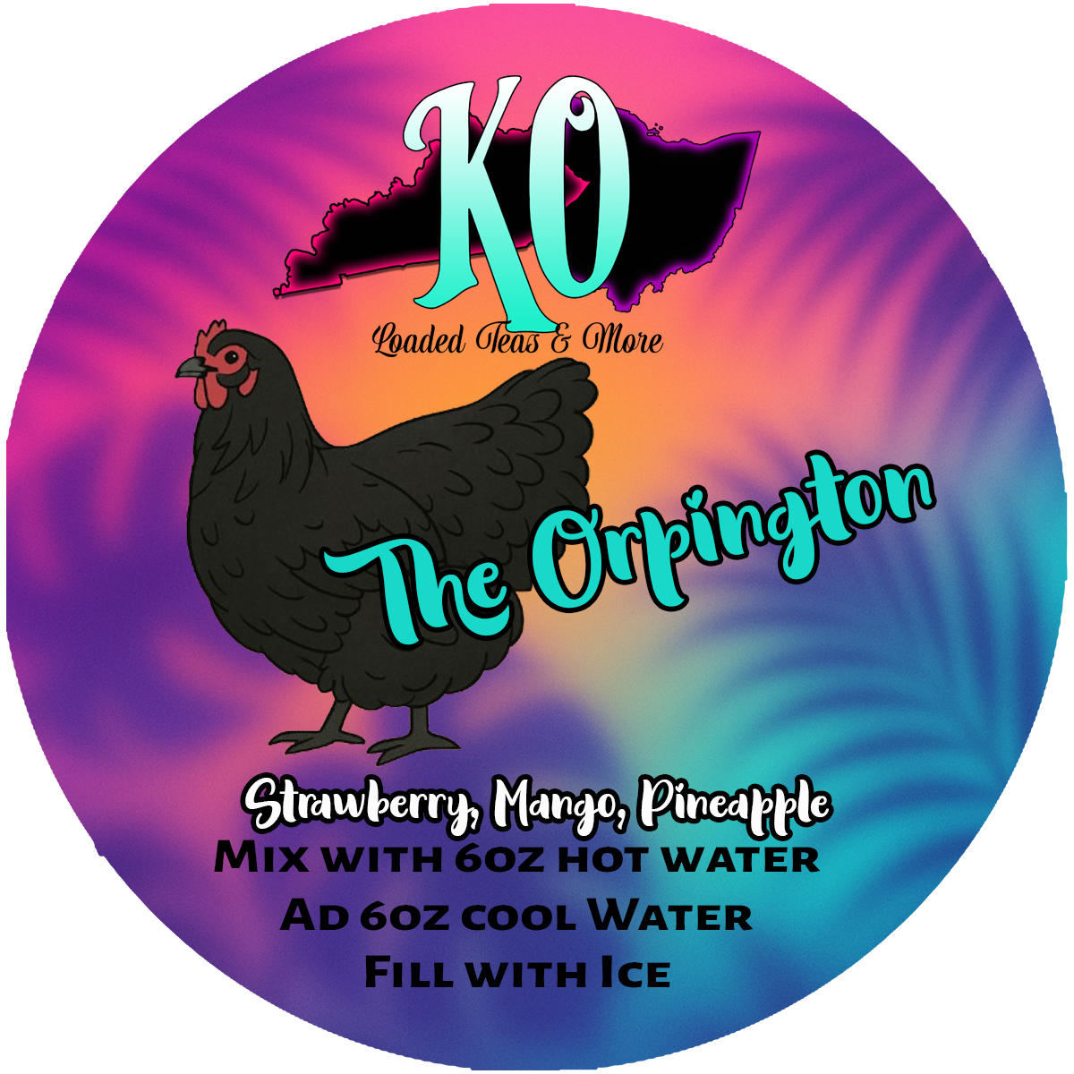 Loaded Tea *MAKE AT HOME* Packs - The Orpington (Strawberry, Peach, Mango)