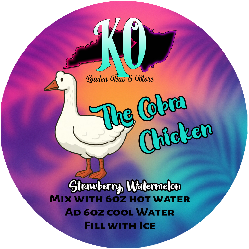 Loaded Tea *MAKE AT HOME* Packs - The Cobra Chicken (Strawberry, Watermelon)