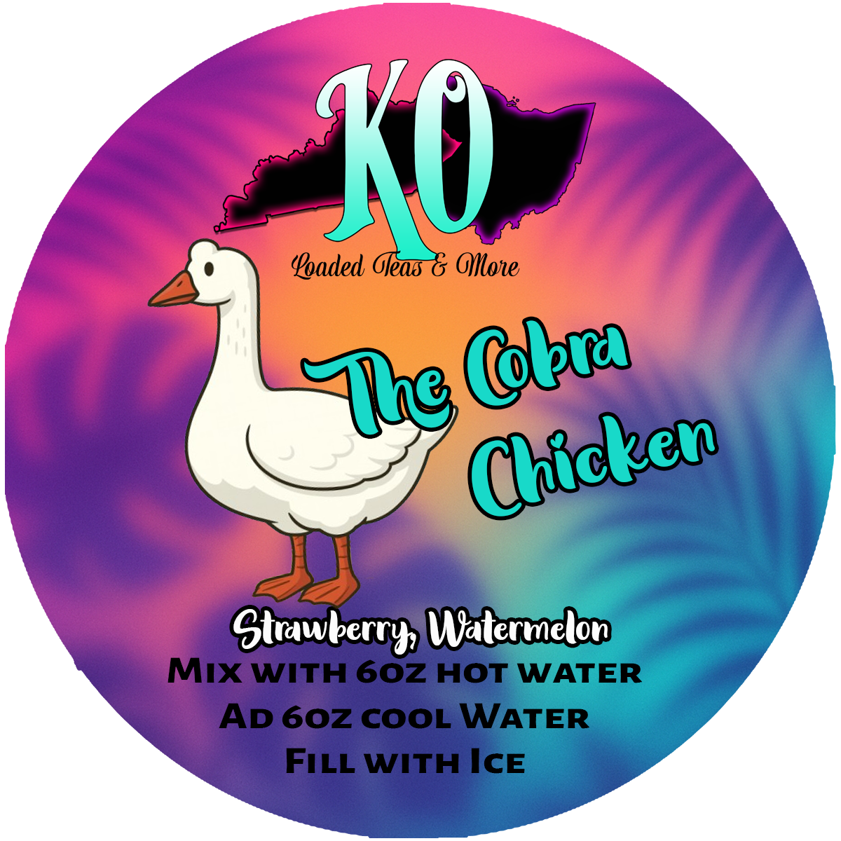 Loaded Tea *MAKE AT HOME* Packs - The Cobra Chicken (Strawberry, Watermelon)