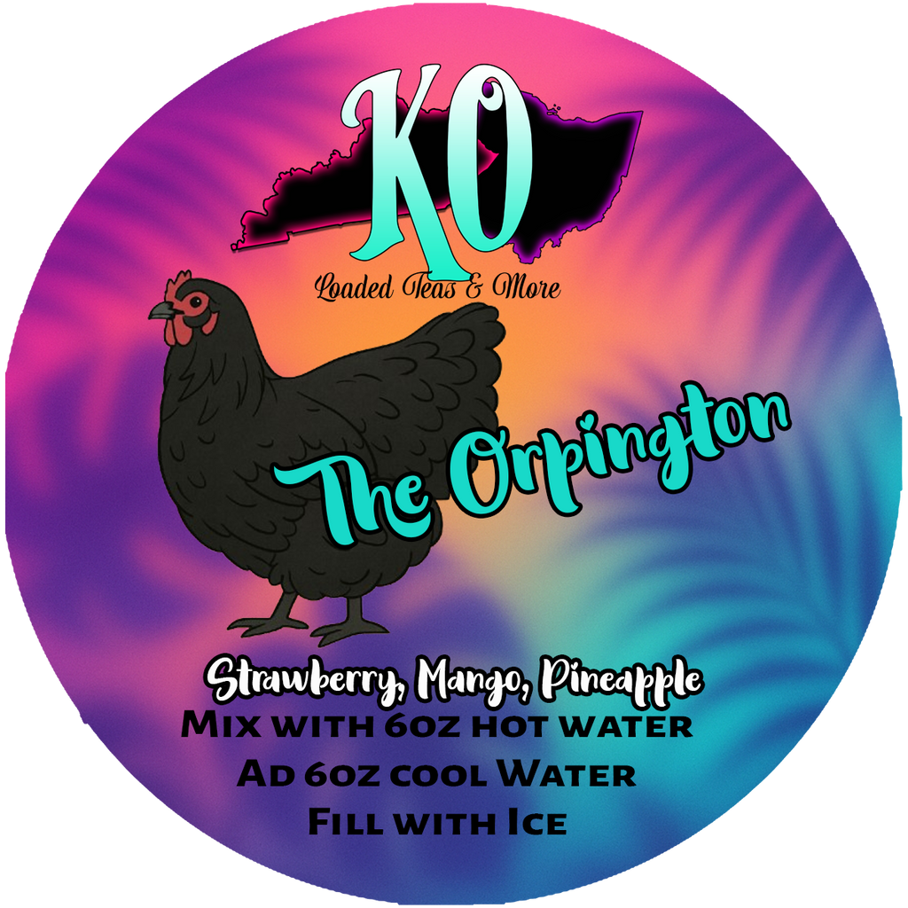 Loaded Tea *MAKE AT HOME* Packs - The Orpington (Strawberry, Peach, Mango)