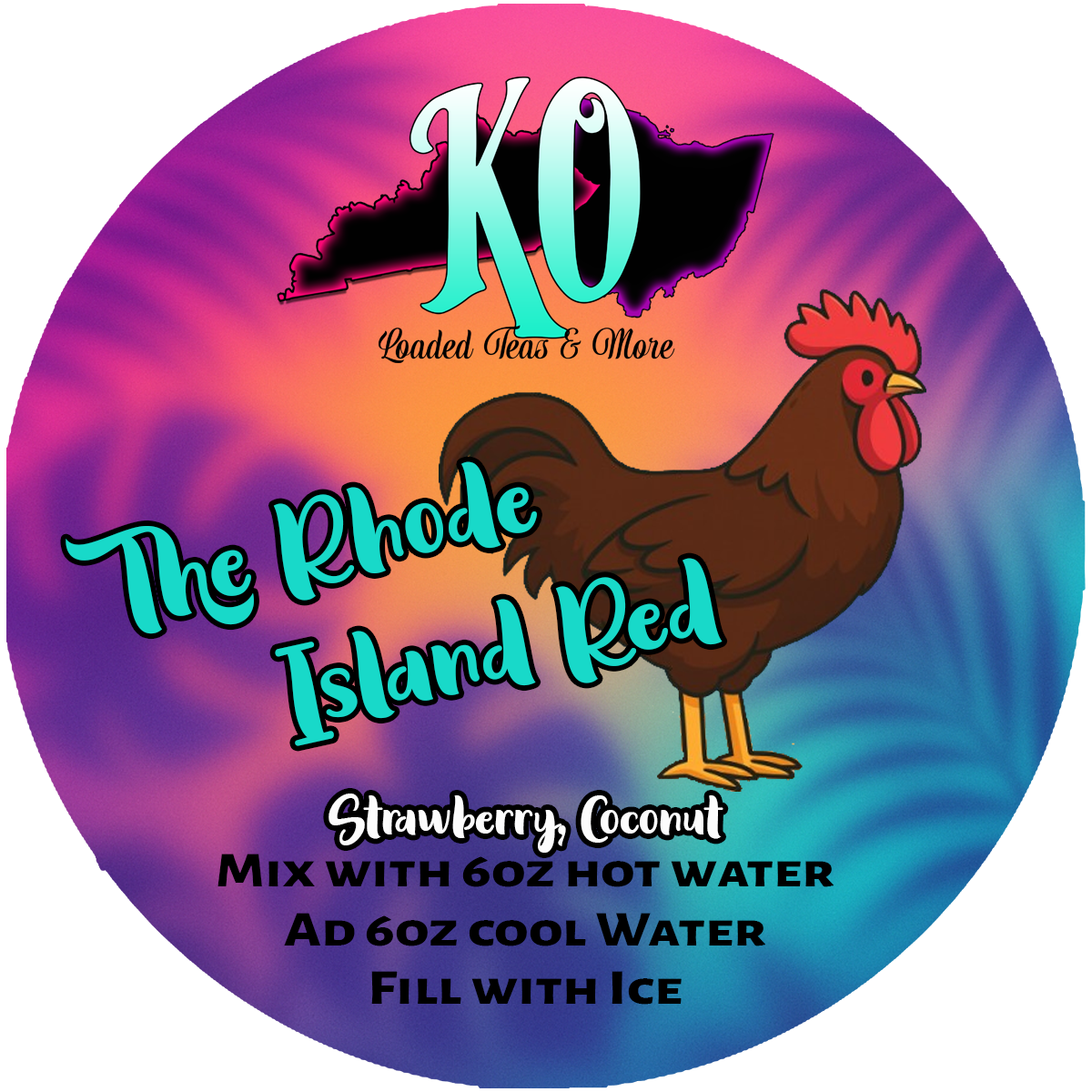 Loaded Tea *MAKE AT HOME* Packs - The Rhode Island (Strawberry, Coconut)
